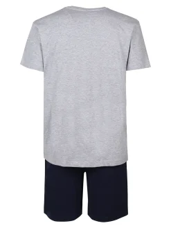 Lonsdale Completo corto da uomo in cotone con scritta