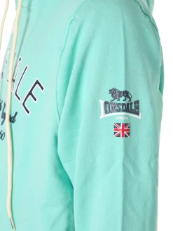 Lonsdale Completo tuta da uomo full zip con cappuccio - acqua marina