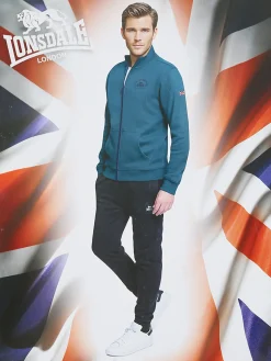 Lonsdale Completo tuta da uomo full zip - ottanio