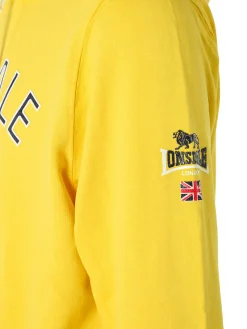 Lonsdale Completo tuta da uomo full zip con cappuccio - giallo
