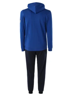 Lonsdale Completo tuta da uomo 2 pezzi con cappuccio e zip - blu