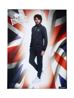 Lonsdale Completo tuta da uomo 2 pezzi con zip intera - blu