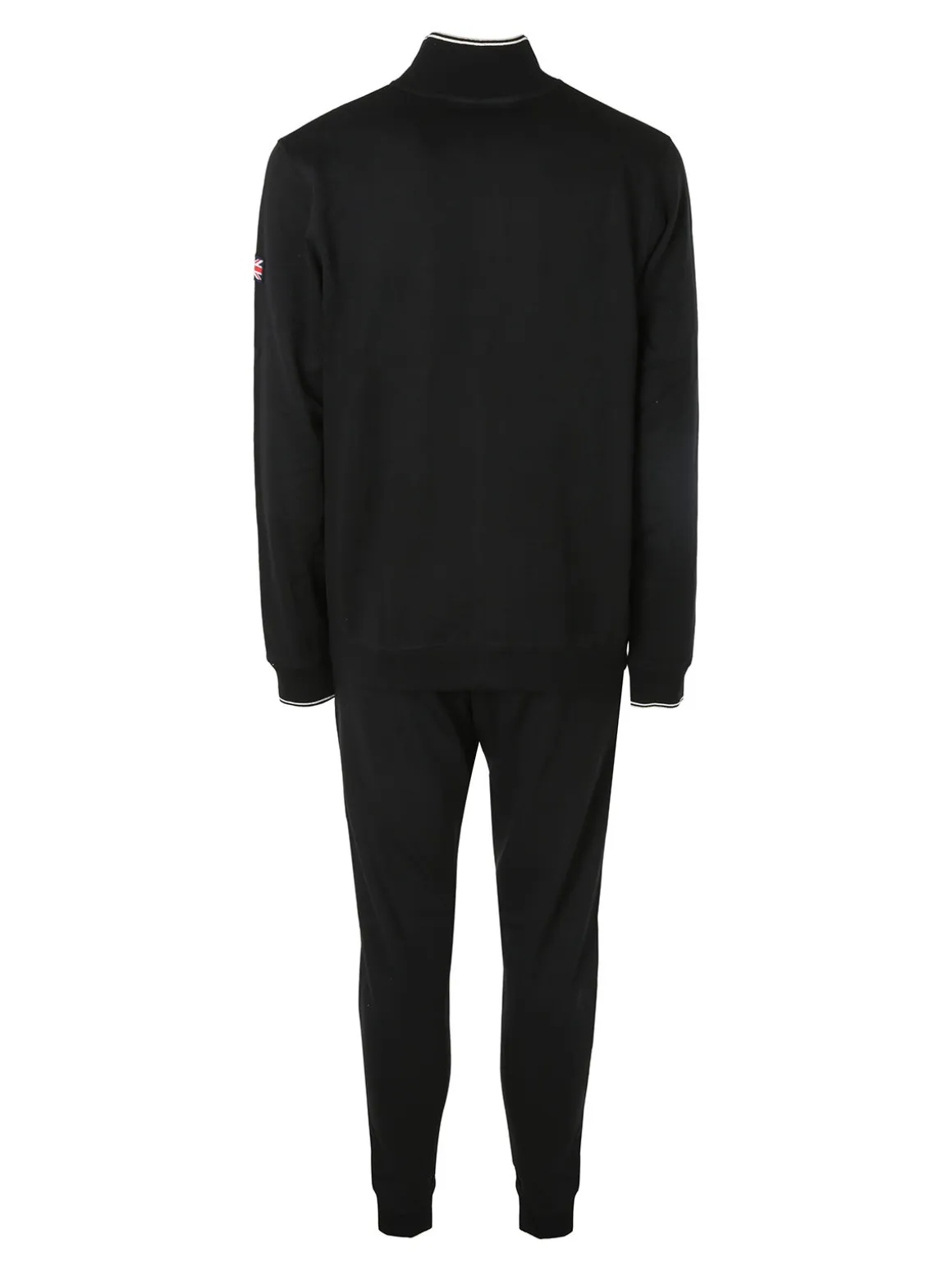 Lonsdale Completo tuta da uomo 2 pezzi con zip intera - nero