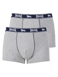Lonsdale Confezione da 2 boxer da uomo in cotone