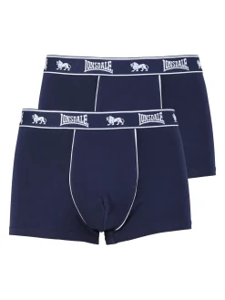 Lonsdale Confezione da 2 boxer da uomo in cotone