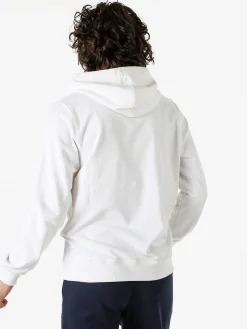 Lonsdale Felpa da uomo con cappuccio e logo - bianco