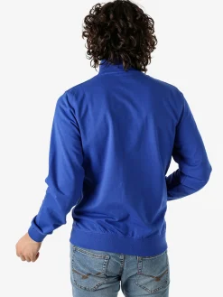 Lonsdale Felpa da uomo full zip con logo - blu
