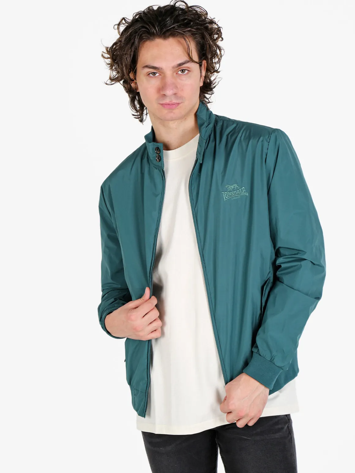 Lonsdale Giacca a vento leggera da uomo con zip