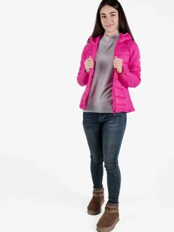 Lonsdale Giubbotto donna con cappuccio e maniche in felpa