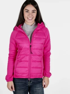 Lonsdale Giubbotto donna con cappuccio e maniche in felpa