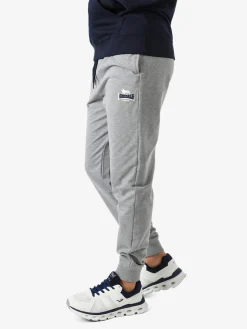 Lonsdale Pantaloni sportivi da uomo con coulisse e polsini - grigio