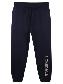 Lonsdale Pantaloni tuta da ragazza felpati con scritta