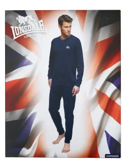 Lonsdale Pigiama da uomo in cotone - avion