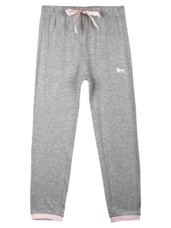 Lonsdale Pigiama lungo da bambina in cotone con stampe