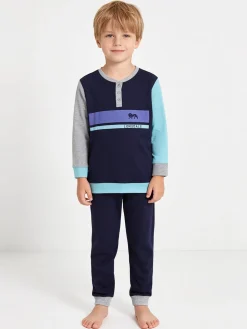 Lonsdale Pigiama lungo da bambino in cotone