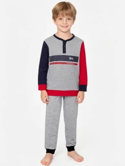 Lonsdale Pigiama lungo da bambino in cotone