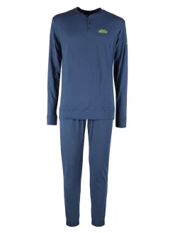 Lonsdale Pigiama lungo da uomo in cotone