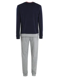 Lonsdale Pigiama lungo da uomo in cotone