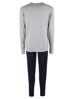Lonsdale Pigiama lungo da uomo in cotone