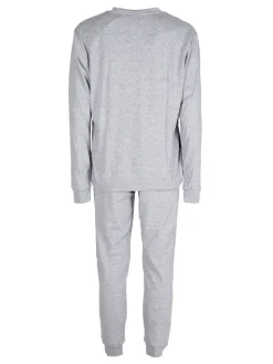 Lonsdale Pigiama lungo da uomo in cotone interlock