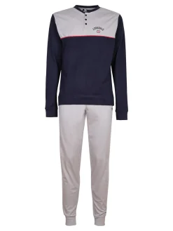 Lonsdale Pigiama lungo in cotone uomo