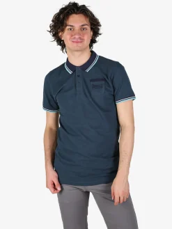 Lonsdale Polo da uomo a maniche corte con taschino