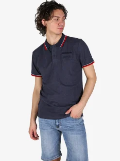 Lonsdale Polo da uomo a maniche corte con taschino