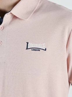 Lonsdale Polo da uomo in cotone a maniche corte