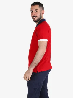Lonsdale Polo da uomo in cotone a maniche corte