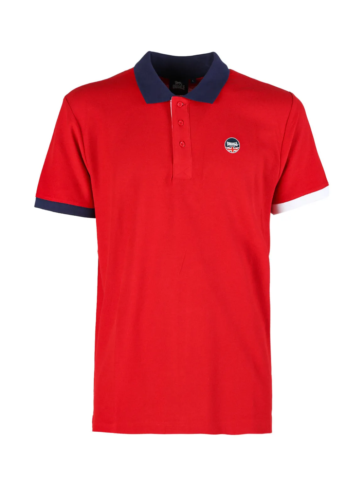 Lonsdale Polo da uomo in cotone a maniche corte