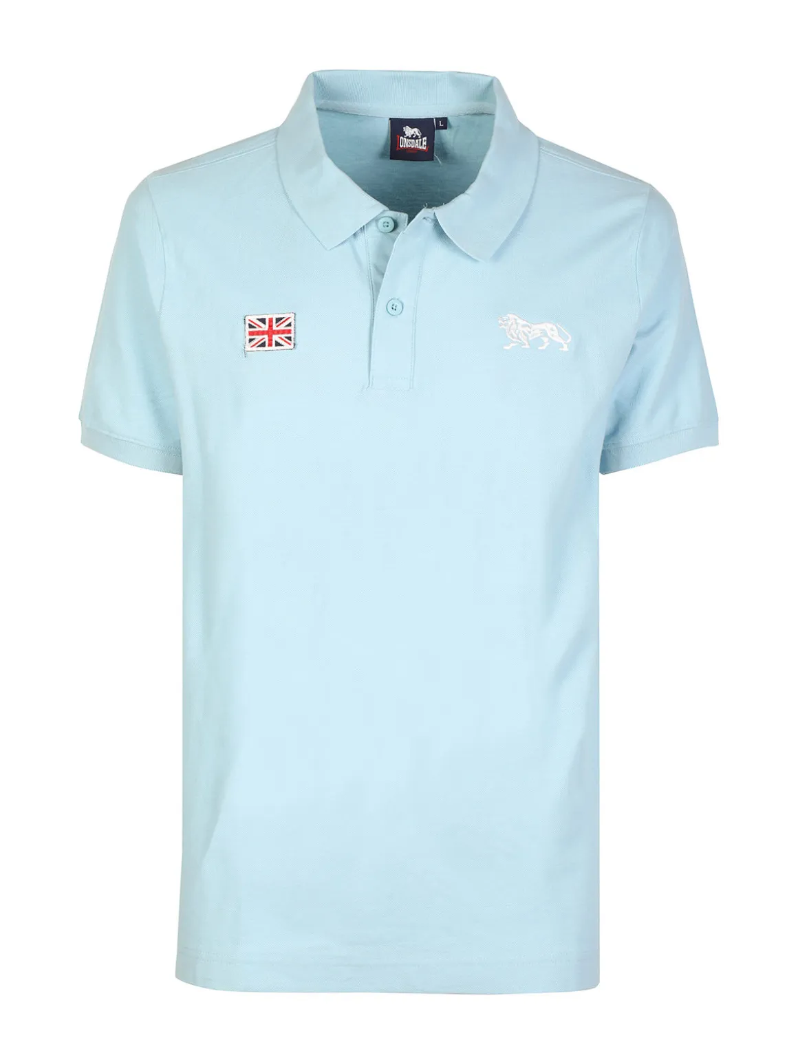 Lonsdale Polo in cotone da uomo manica corta