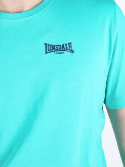 Lonsdale T-shirt da uomo in cotone con logo