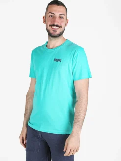 Lonsdale T-shirt da uomo in cotone con logo