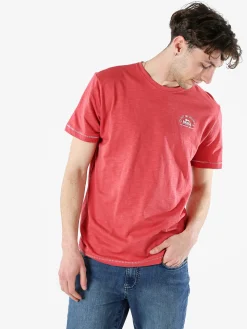 Lonsdale T-shirt da uomo in cotone - corallo