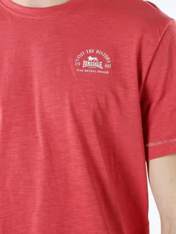 Lonsdale T-shirt da uomo in cotone - corallo