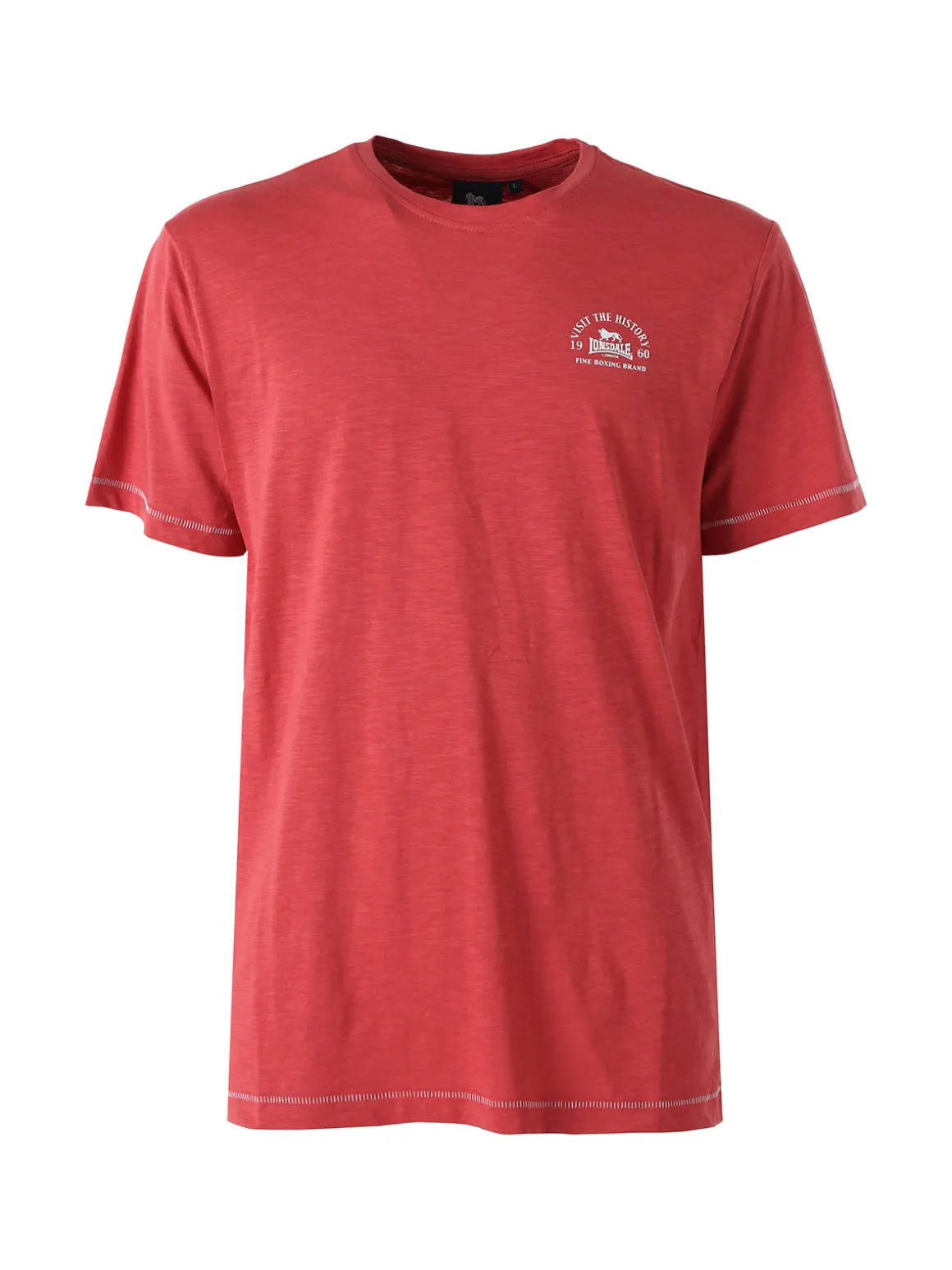 Lonsdale T-shirt da uomo in cotone - corallo