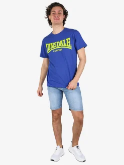 Lonsdale T-shirt da uomo in cotone con logo