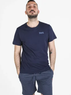 Lonsdale T-shirt da uomo in cotone con logo
