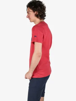 Lonsdale T-shirt da uomo in cotone con stampa logo