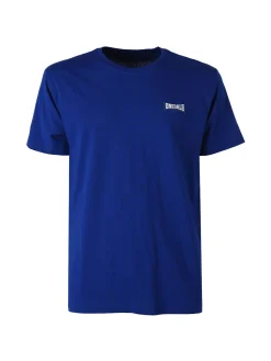 Lonsdale T-shirt da uomo in cotone con logo - blu