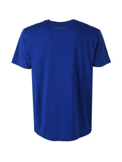 Lonsdale T-shirt da uomo in cotone con logo - blu