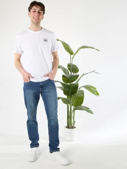 Lonsdale T-shirt da uomo in cotone - bianco