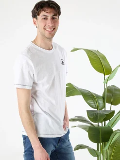 Lonsdale T-shirt da uomo in cotone - bianco