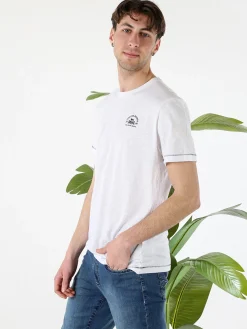Lonsdale T-shirt da uomo in cotone - bianco