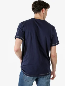 Lonsdale T-shirt da uomo in cotone - blu scuro
