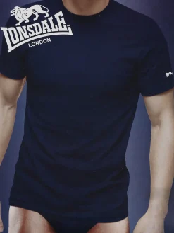 Lonsdale T-shirt intima da uomo girocollo in cotone