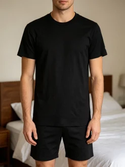 Lonsdale T-shirt intima da uomo girocollo in cotone