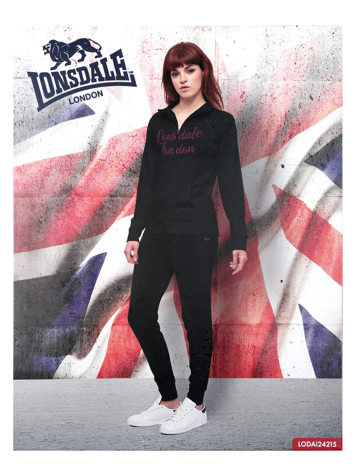 Lonsdale Tuta da donna 2 pezzi full zip