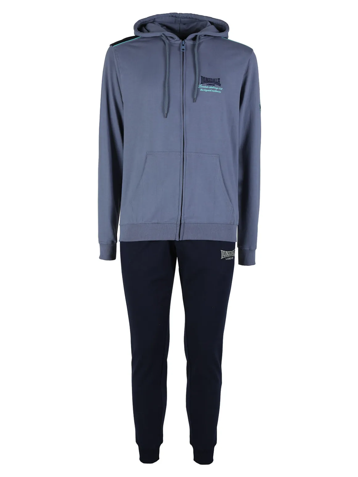 Lonsdale Tuta da uomo 2 pezzi con cappuccio e zip