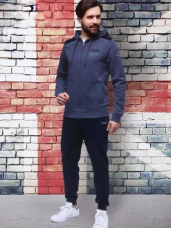 Lonsdale Tuta da uomo 2 pezzi con cappuccio e zip